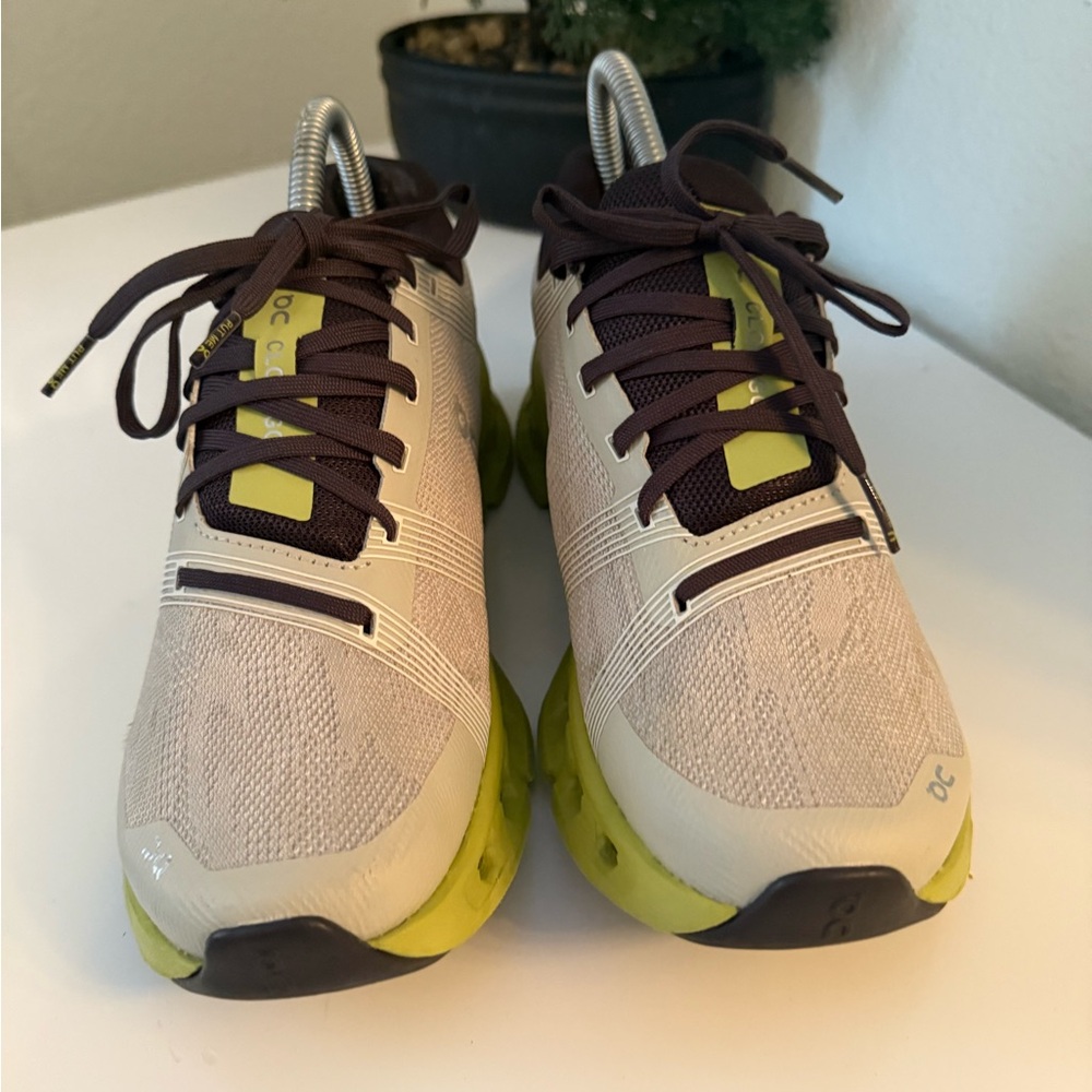 On Running cloudsurfer  2 road women Sneakers in Beige and Lime - Picture 12 of 12